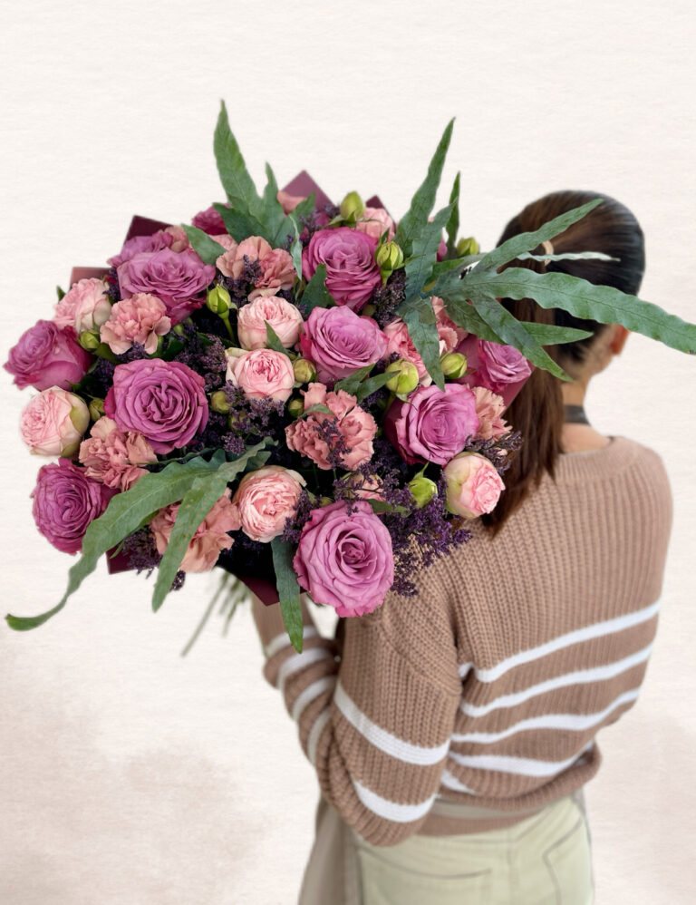 Gėlių puokštė „Alyvinė svaja“ - Image 2