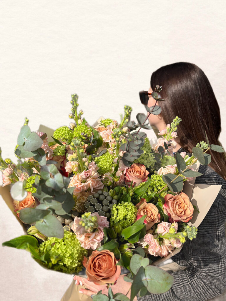 Gėlių puokštė – Pavasario jausmas